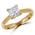 Princess Diamond Solitaire Engagement Ring in Yellow Gold (MD200148) Princess Diamond Solitaire Engagement Ring in Yellow Gold (MD200148)
