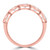 Oval Lab Created Diamond  Bezel Set Cocktail Ring in Rose Gold (MD250255) Oval Lab Created Diamond  Bezel Set Cocktail Ring in Rose Gold (MD250255)