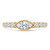 Marquise Lab Created Diamond  Bezel Set Cocktail Ring in Yellow Gold (MD250263) Marquise Lab Created Diamond  Bezel Set Cocktail Ring in Yellow Gold (MD250263)