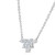 Marquise Lab Created Diamond  Five-stone Necklace in White Gold (MD250303) Marquise Lab Created Diamond  Five-stone Necklace in White Gold (MD250303)