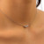 Marquise Lab Created Diamond  Five-stone Necklace in White Gold (MD250303) Marquise Lab Created Diamond  Five-stone Necklace in White Gold (MD250303)