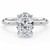 Oval Lab Created Diamond  Solitaire Engagement Ring in White Gold (MD250284) Oval Lab Created Diamond  Solitaire Engagement Ring in White Gold (MD250284)
