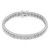 Round Diamond Three-row Tennis Bracelet in White Gold (MD210029)