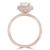 Oval Diamond 4-Prong Oval Halo Engagement Ring in Rose Gold (MD210114) Oval Diamond 4-Prong Oval Halo Engagement Ring in Rose Gold (MD210114)