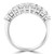 Baguette Diamond Three-row Cocktail Ring in White Gold (MD210001) Baguette Diamond Three-row Cocktail Ring in White Gold (MD210001)