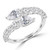 Pear Lab Created Diamond  Dual Center Open Bypass Cocktail Ring in White Gold (MD250249) Pear Lab Created Diamond  Dual Center Open Bypass Cocktail Ring in White Gold (MD250249)