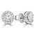 Round Diamond Halo Stud Earrings in White Gold (MD210263) Round Diamond Halo Stud Earrings in White Gold (MD210263)