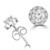 Round Diamond Halo Stud Earrings in White Gold (MD210258) Round Diamond Halo Stud Earrings in White Gold (MD210258)