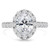 Oval Diamond Oval Halo Engagement Ring in White Gold with Accents (MD210092) Oval Diamond Oval Halo Engagement Ring in White Gold with Accents (MD210092)