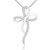 Round Diamond Cross Symbolic Pendant Necklace in White Gold (MD230318) Round Diamond Cross Symbolic Pendant Necklace in White Gold (MD230318)
