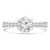 Round Diamond 6-Prong Solitaire with Accents Engagement Ring in White Gold With Channel Set Accents (MD220087) Round Diamond 6-Prong Solitaire with Accents Engagement Ring in White Gold With Channel Set Accents (MD220087)