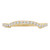 Round Lab Created Diamond  Curved Semi-Eternity Anniversary Wedding Band Ring in Yellow Gold (MD250061)