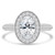 Oval Diamond Vintage Two-row Oval Halo Engagement Ring in White Gold with Accents (MD210357) Oval Diamond Vintage Two-row Oval Halo Engagement Ring in White Gold with Accents (MD210357)