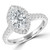 Marquise Diamond Marquise Halo Engagement Ring in White Gold (MD240203) Marquise Diamond Marquise Halo Engagement Ring in White Gold (MD240203)