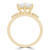 Princess Diamond Stargaze Solitaire with Accents Engagement Ring in Yellow Gold (MD230145) Princess Diamond Stargaze Solitaire with Accents Engagement Ring in Yellow Gold (MD230145)