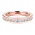 Round Diamond 3/4 Way Channel Set Semi-Eternity Anniversary Wedding Band Ring in Rose Gold (MD230302) Round Diamond 3/4 Way Channel Set Semi-Eternity Anniversary Wedding Band Ring in Rose Gold (MD230302)