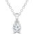 Round Diamond Solitaire Pendant Necklace in Yellow Gold (MD240037)