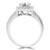 Princess Diamond Split-Shank Halo Engagement Ring in White Gold with Accents (MD210354) Princess Diamond Split-Shank Halo Engagement Ring in White Gold with Accents (MD210354)
