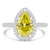 Pear Vivid Yellow Diamond Pear Halo Engagement Ring in White Gold with Claw Prongs (MD220224) Pear Vivid Yellow Diamond Pear Halo Engagement Ring in White Gold with Claw Prongs (MD220224)