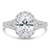 Oval Lab Created Diamond  Split-shank Halo Engagement Ring in White Gold (MD250003) Oval Lab Created Diamond  Split-shank Halo Engagement Ring in White Gold (MD250003)