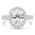 Oval Diamond Two-Row Oval Halo Engagement Ring in White Gold with Accents (MD220340) Oval Diamond Two-Row Oval Halo Engagement Ring in White Gold with Accents (MD220340)