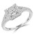 Princess Diamond Split Shank Princess Halo Engagement Ring in White Gold (MD220166) Princess Diamond Split Shank Princess Halo Engagement Ring in White Gold (MD220166)