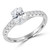 Oval Diamond Trellis Solitaire with Accents Engagement Ring in White Gold (MD220193) Oval Diamond Trellis Solitaire with Accents Engagement Ring in White Gold (MD220193)