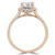 Cushion Diamond Cathedral Cushion Halo Engagement Ring in Rose Gold with Accents (MD210284) Cushion Diamond Cathedral Cushion Halo Engagement Ring in Rose Gold with Accents (MD210284)