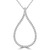 Round Diamond Fancy Pendant Necklace in White Gold (MD220407)
