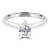 Pear Diamond 3-Prong Cathedral Solitaire with Accents Engagement Ring in White Gold (MD220307) Pear Diamond 3-Prong Cathedral Solitaire with Accents Engagement Ring in White Gold (MD220307)