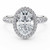 Oval Diamond Rollover Halo Engagement Ring in White Gold with Hidden Bridge & Basket Accents (MVSLG1612-W) Oval Diamond Rollover Halo Engagement Ring in White Gold with Hidden Bridge & Basket Accents (MVSLG1612-W)