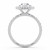 Oval Diamond Rollover Halo Engagement Ring in White Gold with Hidden Bridge & Basket Accents (MVSLG1612-W) Oval Diamond Rollover Halo Engagement Ring in White Gold with Hidden Bridge & Basket Accents (MVSLG1612-W)