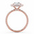 Oval Diamond Rollover Halo Engagement Ring in Rose Gold with Hidden Bridge & Basket Accents (MVSLG1612-R) Oval Diamond Rollover Halo Engagement Ring in Rose Gold with Hidden Bridge & Basket Accents (MVSLG1612-R)
