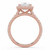 Princess Diamond Cathedral Princess Halo Engagement Ring in Rose Gold with Accents (MVSLG1610-R) Princess Diamond Cathedral Princess Halo Engagement Ring in Rose Gold with Accents (MVSLG1610-R)