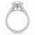 Pear Diamond Cathedral Split-shank Pear Halo Engagement Ring in White Gold with Hidden Halo and Bridge Accents (MVSLG1609-W) Pear Diamond Cathedral Split-shank Pear Halo Engagement Ring in White Gold with Hidden Halo and Bridge Accents (MVSLG1609-W)