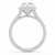 Pear Diamond Cathedral Pear Halo Engagement Ring in White Gold (MVSLG1608-W) Pear Diamond Cathedral Pear Halo Engagement Ring in White Gold (MVSLG1608-W)