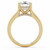 Cushion Diamond Hidden Halo Solitaire with Accents Engagement Ring in Yellow Gold with Accented Bridge (MVSLG1606-Y) Cushion Diamond Hidden Halo Solitaire with Accents Engagement Ring in Yellow Gold with Accented Bridge (MVSLG1606-Y)
