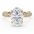 Oval Diamond Hidden Halo Solitaire with Accents Engagement Ring in Yellow Gold (MVSLG1601-Y) Oval Diamond Hidden Halo Solitaire with Accents Engagement Ring in Yellow Gold (MVSLG1601-Y)
