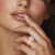 Oval Diamond Hidden Halo Solitaire with Accents Engagement Ring in Rose Gold (MVSLG1601-R) Oval Diamond Hidden Halo Solitaire with Accents Engagement Ring in Rose Gold (MVSLG1601-R)