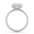 Emerald Diamond 4-Prong Open Bridge Halo Engagement Ring in White Gold (MVSLG1592-W) Emerald Diamond 4-Prong Open Bridge Halo Engagement Ring in White Gold (MVSLG1592-W)