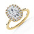 Cushion Diamond 4-Prong Open Bridge Halo Engagement Ring in Yellow Gold (MVSLG1591-Y) Cushion Diamond 4-Prong Open Bridge Halo Engagement Ring in Yellow Gold (MVSLG1591-Y)