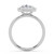 Cushion Diamond 4-Prong Open Bridge Halo Engagement Ring in White Gold (MVSLG1591-W) Cushion Diamond 4-Prong Open Bridge Halo Engagement Ring in White Gold (MVSLG1591-W)