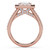 Emerald Diamond 4-Prong Accented Crossover Bridge Halo Engagement Ring in Rose Gold (MVSLG1587-R) Emerald Diamond 4-Prong Accented Crossover Bridge Halo Engagement Ring in Rose Gold (MVSLG1587-R)