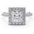 Princess Diamond 4 V-Prong Cathedral Halo Engagement Ring in White Gold (MVSLG1583-W) Princess Diamond 4 V-Prong Cathedral Halo Engagement Ring in White Gold (MVSLG1583-W)