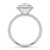 Princess Diamond 4-Prong 3-Row Pave Rollover Halo Engagement Ring in White Gold with Hidden Accents (MVSLG1582-W) Princess Diamond 4-Prong 3-Row Pave Rollover Halo Engagement Ring in White Gold with Hidden Accents (MVSLG1582-W)