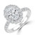 Oval Diamond 4-Prong Open Bridge Halo Engagement Ring in White Gold (MVSLG1579-W) Oval Diamond 4-Prong Open Bridge Halo Engagement Ring in White Gold (MVSLG1579-W)
