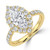 Marquise Diamond 4-Prong Open Bridge Halo Engagement Ring in Yellow Gold (MVSLG1578-Y) Marquise Diamond 4-Prong Open Bridge Halo Engagement Ring in Yellow Gold (MVSLG1578-Y)