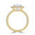 Cushion Diamond 4-Prong Open Bridge Halo Engagement Ring in Yellow Gold (MVSLG1573-Y) Cushion Diamond 4-Prong Open Bridge Halo Engagement Ring in Yellow Gold (MVSLG1573-Y)