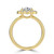 Pear Diamond 3-Prong Open Bridge Halo Engagement Ring in Yellow Gold (MVSLG1569-Y) Pear Diamond 3-Prong Open Bridge Halo Engagement Ring in Yellow Gold (MVSLG1569-Y)