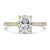 Cushion Diamond 4-Prong Cathedral Solitaire with Accents Engagement Ring in Yellow Gold with Hidden Halo (MVSLG1565-Y) Cushion Diamond 4-Prong Cathedral Solitaire with Accents Engagement Ring in Yellow Gold with Hidden Halo (MVSLG1565-Y)